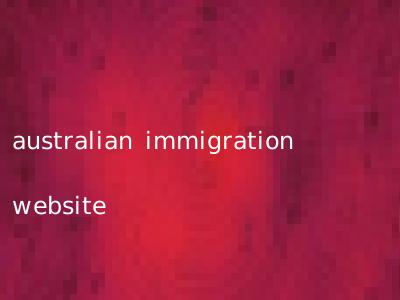 australian immigration website