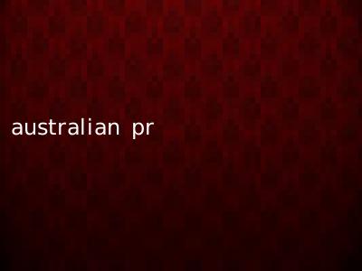 australian pr