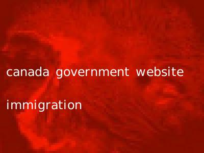 canada government website immigration
