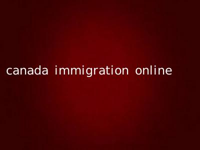 canada immigration online