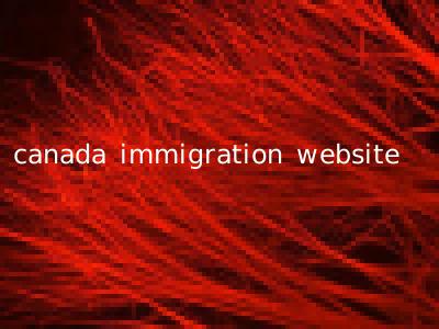canada immigration website