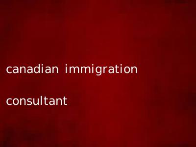 canadian immigration consultant