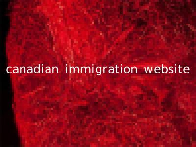 canadian immigration website