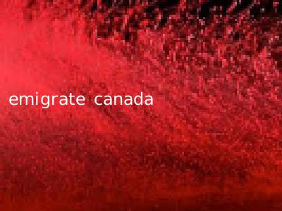emigrate canada