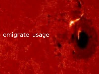 emigrate usage