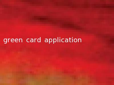 green card application