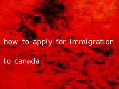 how to apply for immigration to canada