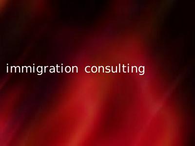 immigration consulting