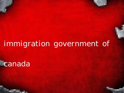 immigration government of canada