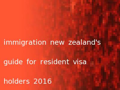 immigration new zealand