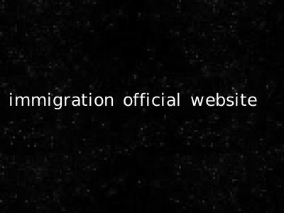 immigration official website