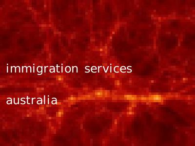 immigration services australia