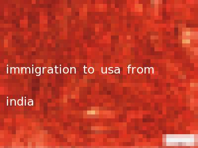 immigration to usa from india