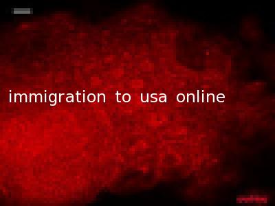 immigration to usa online