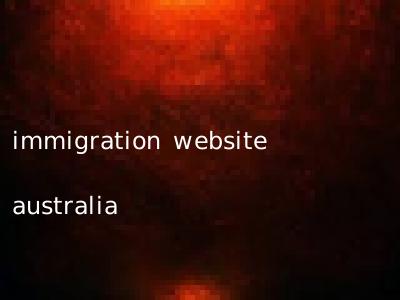 immigration website australia
