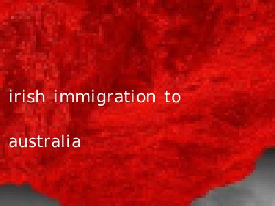 irish immigration to australia