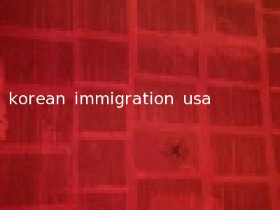 korean immigration usa