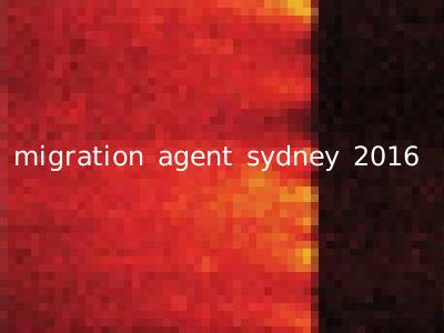 migration agent sydney 2016