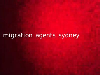 migration agents sydney
