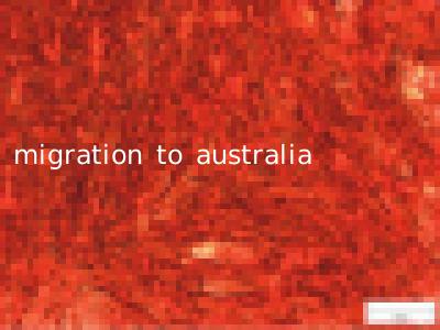 migration to australia
