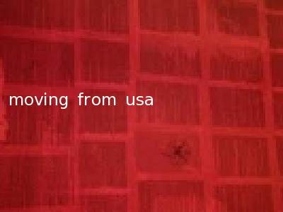 moving from usa