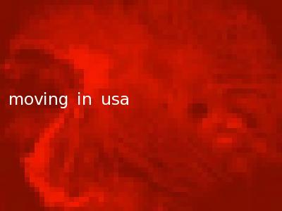 moving in usa