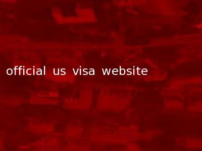official us visa website