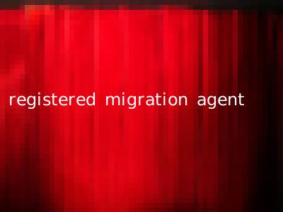registered migration agent