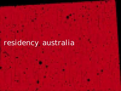 residency australia