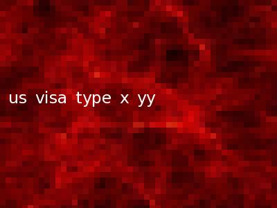 us visa type x yy