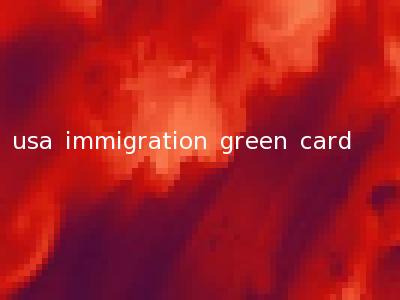 usa immigration green card