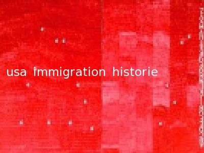 usa immigration historie