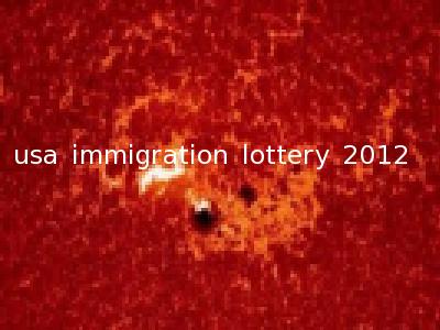 usa immigration lottery 2012