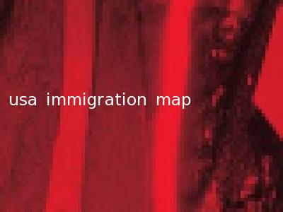 usa immigration map