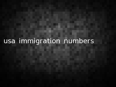 usa immigration numbers