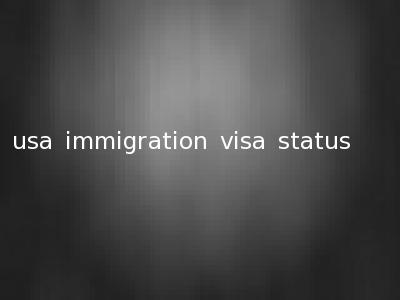 usa immigration visa status