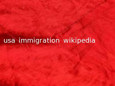 usa immigration wikipedia
