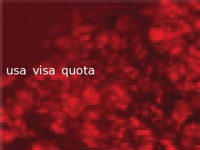 usa visa quota