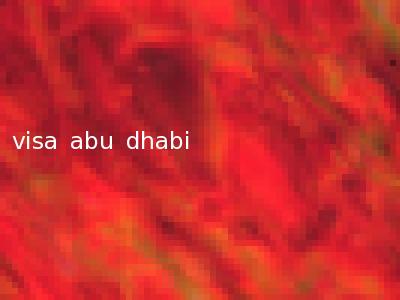 visa abu dhabi