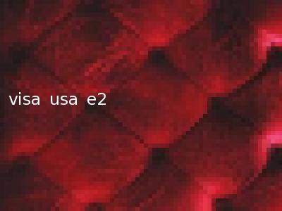 visa usa e2
