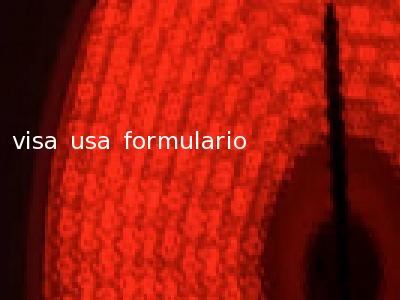 visa usa formulario