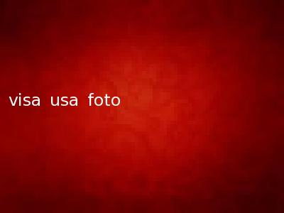 visa usa foto