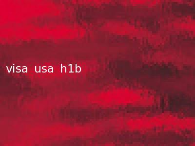 visa usa h1b