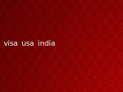 visa usa india