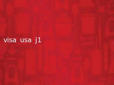 visa usa j1
