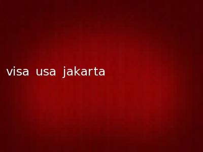 visa usa jakarta