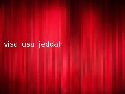 visa usa jeddah
