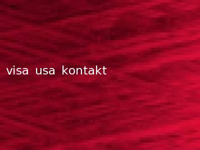visa usa kontakt