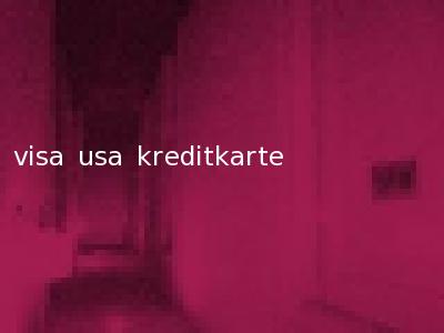 visa usa kreditkarte
