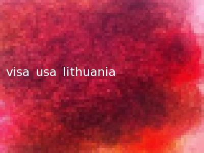 visa usa lithuania